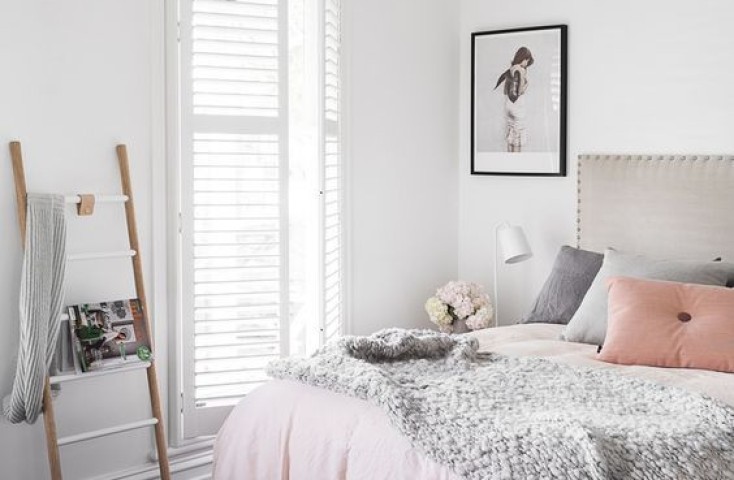 Ковролин STONE 99 Black в спальне